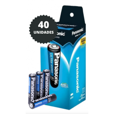 PILHA PANASONIC 3A CAIXA C/40
