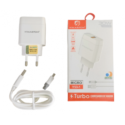 CARREGADOR CELULAR TURBO TOMADA IPHONE