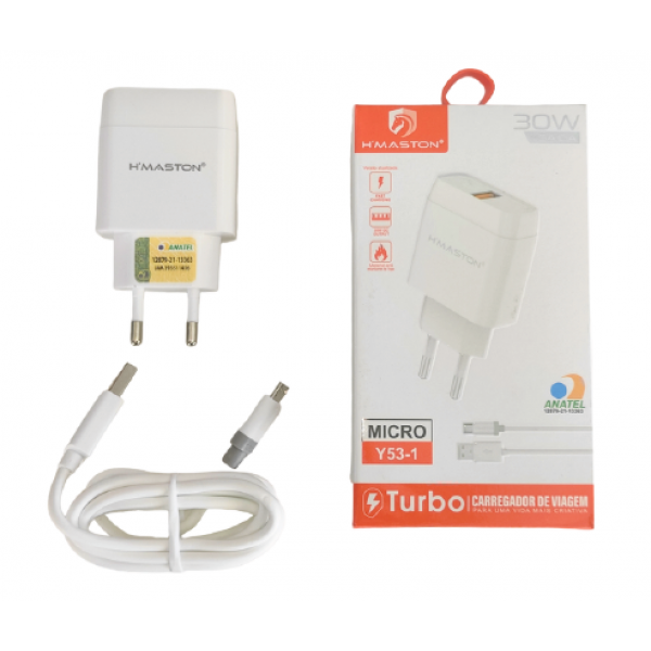CARREGADOR CELULAR TURBO TOMADA