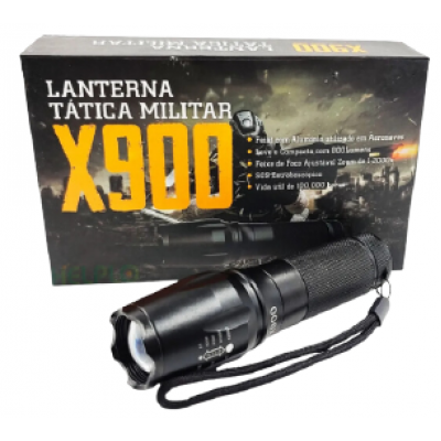 LANTERNA RECARREG. MILITAR X 900