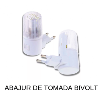 ABAJUR DE TOMADA BIVOLT
