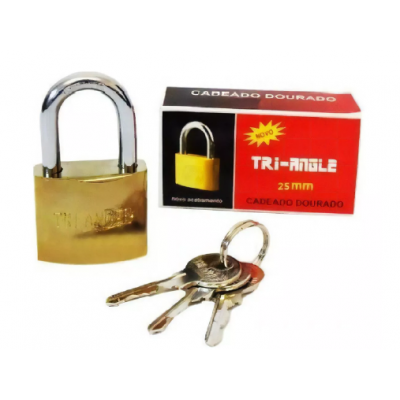 CADEADO TRI ANGLE 32 MM CAIXA C/6