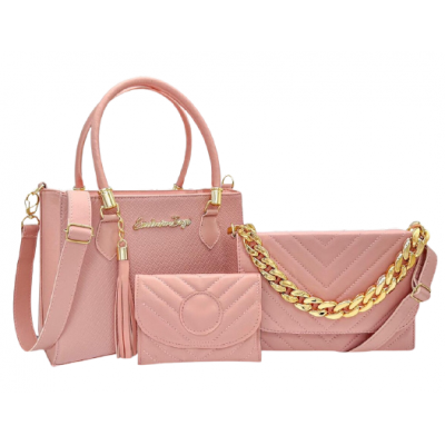 KIT BOLSAS FEMININO 3 PEÇAS