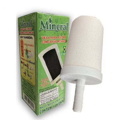 VELA DE FILTRO COM CARVÃO
